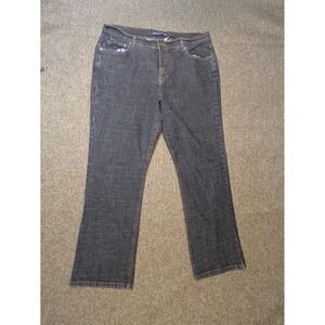 BANDOLINOBLU Women's Cali‎ Modern Bootcut Jeans Dark Wash Pants Size 16